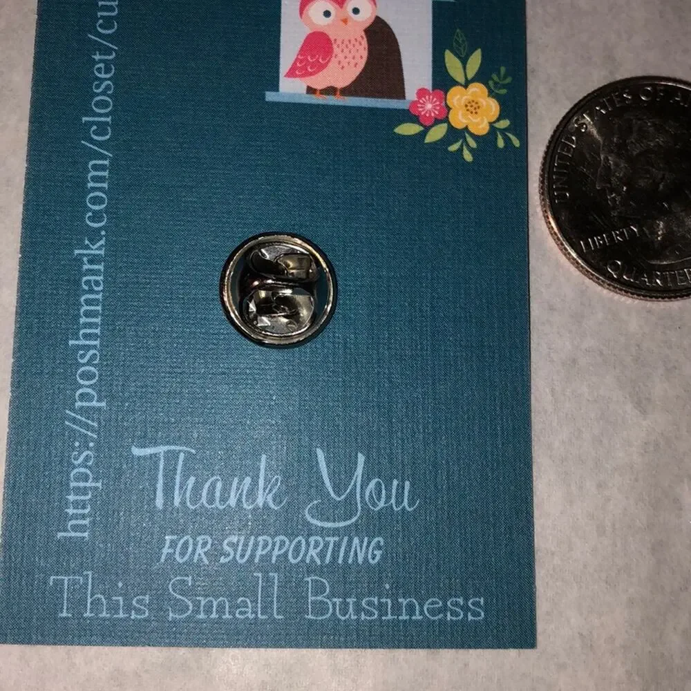Paw Hand Ying Yang Pin Brooch